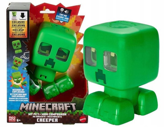 MINECRAFT CREEPRE figurka interaktywna ze światłem, dźwiękiem JGX49