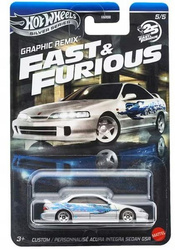 HOT WHEELS Silver Series FAST & FURIOUS GRAPHIC REMIX 5/5 Acura Integra JBY45