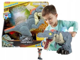 IMAGINEXT JURASSIC WORLD DINOZAUR SPINOSAURUS 51 cm figurka interaktywna HML41