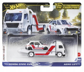 HOT WHEELS Team Transport #80 JBM36 '73 Honda Civic Custom / Aero Lift