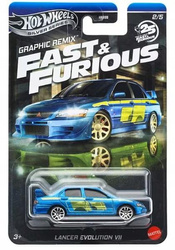 HOT WHEELS Silver Series FAST & FURIOUS GRAPHIC REMIX 2/5 Lancer Evolution JBY47