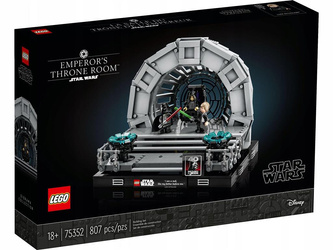 LEGO STAR WARS 75352 DIORAMA SALA TRONOWA IMPERATO