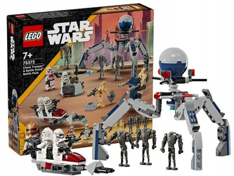 LEGO STAR WARS 75372 ZESTAW BITEWNY Z KLONAMI I DROIDAMI BOJOWYMI +8 lat