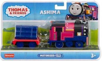 FISHER PRICE TOMEK I PRZYJACIELE Lokomotywa z napędem Ashima z wagonikiem HMC22