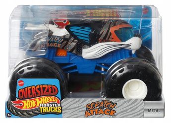 HOT WHEELS MONSTER TRUCK OVERSIZE 1:24 SCRATCH ATTACK JCC92