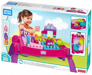 Stolik z klockami różowy