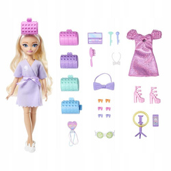 LALKA BARBIE DREAM BESTIES MALIBU Wyszykuj się ze mną, zestaw z ubrankami JGG38
