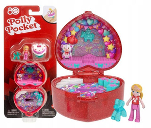 LALKA POLLY POCKET zestaw na 80 lecie firmy Mattel, dla dzieci +4 lat JGK21