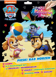 Psi Patrol. Zdrapuj, koloruj, naklejaj