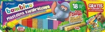 Plastelina 18 kolorów BAMBINO