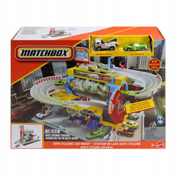 MATCHBOX ZESTAW Myjnia Turbo Cyklon zestaw z 2 autkami JGB68