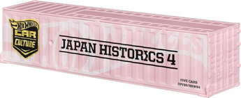 HOT WHEELS PREMIUM CAR CULTURE JAPAN HISTORICS 4 zestaw 5 autek HRW84