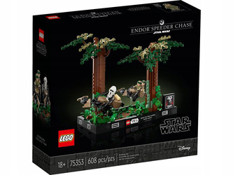 LEGO STAR WARS 75353 DIORAMA POŚCIG NA ŚCIGACZU