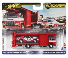 HOT WHEELS Team Transport #82 JBM38 '73 Plymouth Duster /Second Story Lorry