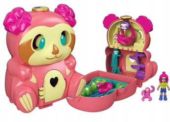 LALKA POLLY POCKET DOMEK Z LALECZKĄ LENIWIEC GTM59