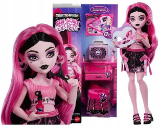 LALKA MONSTER HIGH SELF-SCARE SECRETS Draculaura + akcesoria JHK43