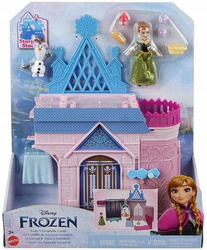 DISNEY FROZEN KRAINA LODU ZAMEK ANNY zestaw do zabawy z Anną i Olafem HLX02