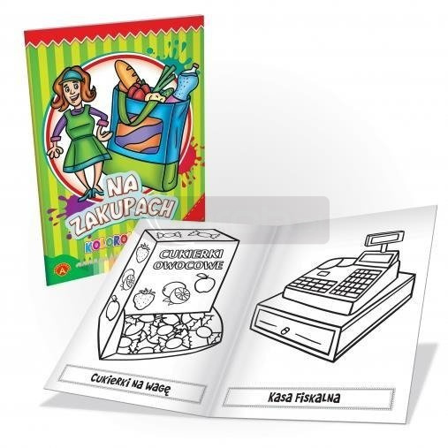 Kolorowanka A5 Na Zakupach Ksiazki Dla Dzieci I Mlodziezy